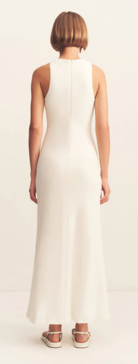 SHONA JOY Dress Beau Gathered Maxi Dress, Ivory Soho-Boutique