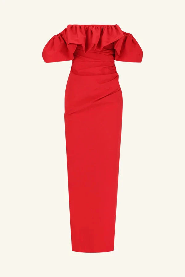 SHONA JOY Dress Campbell Off Shoulder Dress, Goji Soho-Boutique