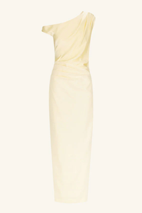 SHONA JOY Dress Dillon Contrast Draped Maxi Dress, Yellow Sorbet Soho-Boutique