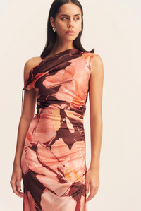 SHONA JOY Dress Emerson Gathered Maxi Dress, Palermo Floral Soho-Boutique
