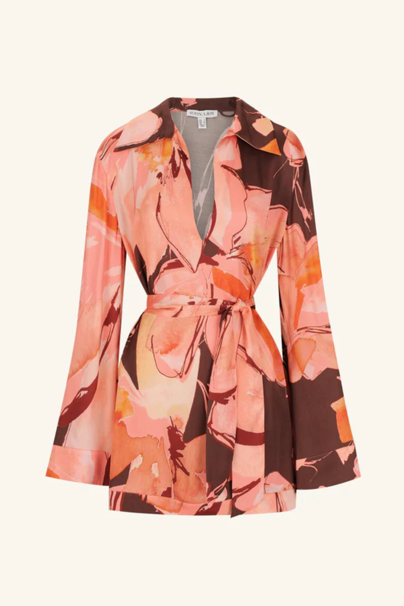 SHONA JOY Dress Emerson Shift Mini Dress, Palermo Floral Soho-Boutique