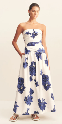 SHONA JOY Dress Enya Strapless Maxi Dress, Midnight Wallflower Soho-Boutique