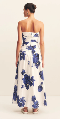 SHONA JOY Dress Enya Strapless Maxi Dress, Midnight Wallflower Soho-Boutique