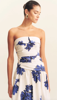 SHONA JOY Dress Enya Strapless Maxi Dress, Midnight Wallflower Soho-Boutique