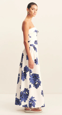 SHONA JOY Dress Enya Strapless Maxi Dress, Midnight Wallflower Soho-Boutique