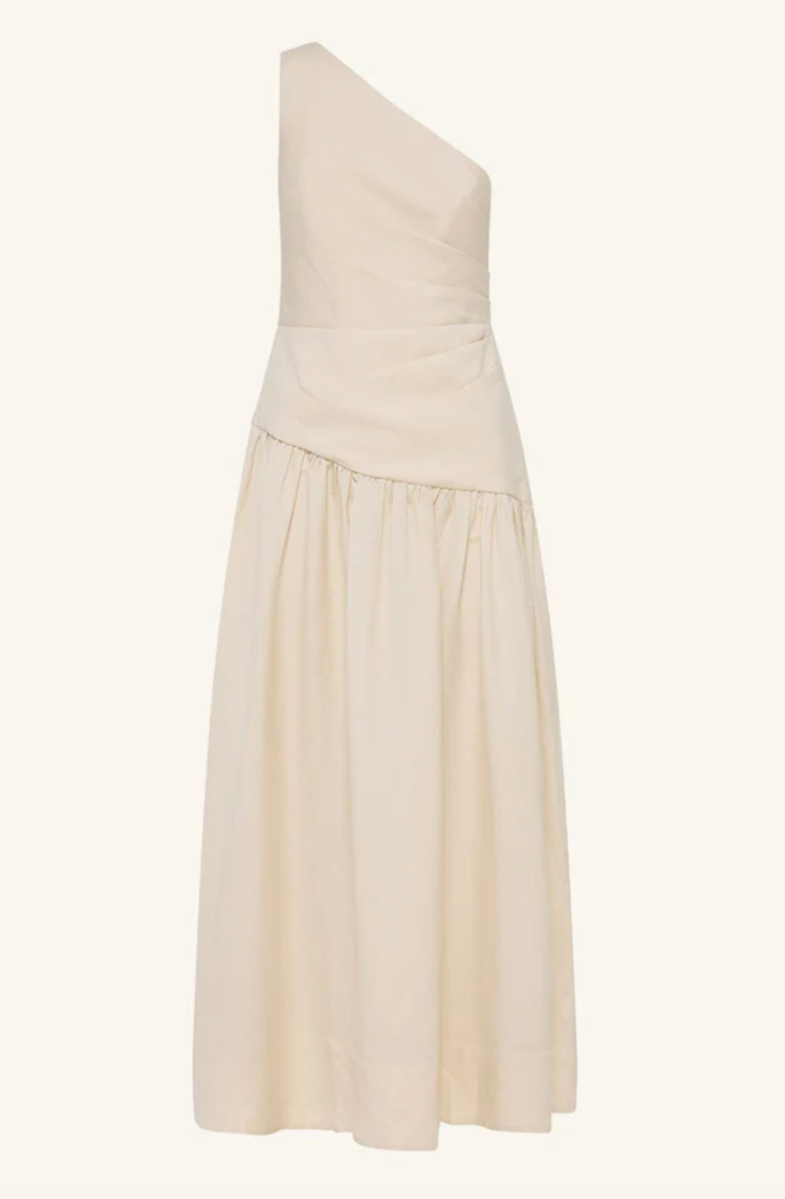 Shona Joy - Gigi One Shoulder Maxi Dress - Ecru Shona Joy - Gigi One Shoulder Maxi Dress - Ecru