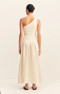 SHONA JOY Dress Gigi One Shoulder Maxi Dress - Ecru Soho-Boutique