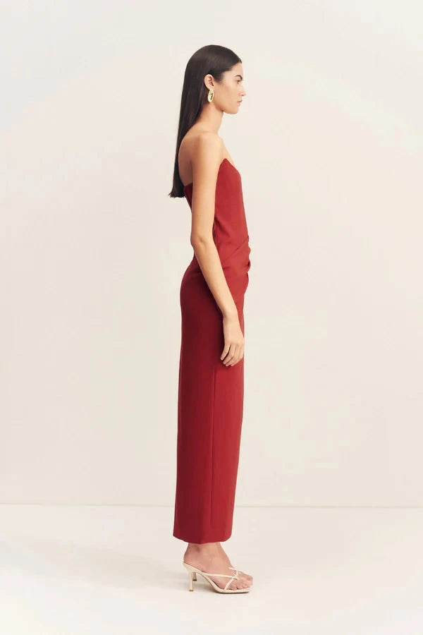 SHONA JOY Dress Lani  Maxi Dress, Red Dahlia Soho-Boutique