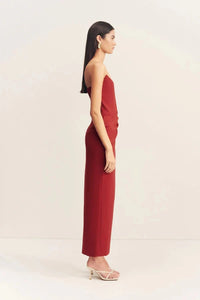 SHONA JOY Dress Lani  Maxi Dress, Red Dahlia Soho-Boutique