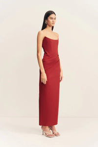 SHONA JOY Dress Lani  Maxi Dress, Red Dahlia Soho-Boutique