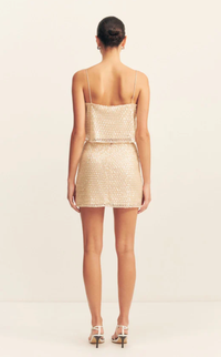 SHONA JOY Skirt Everly Mini Skirt - Macadamia Soho-Boutique