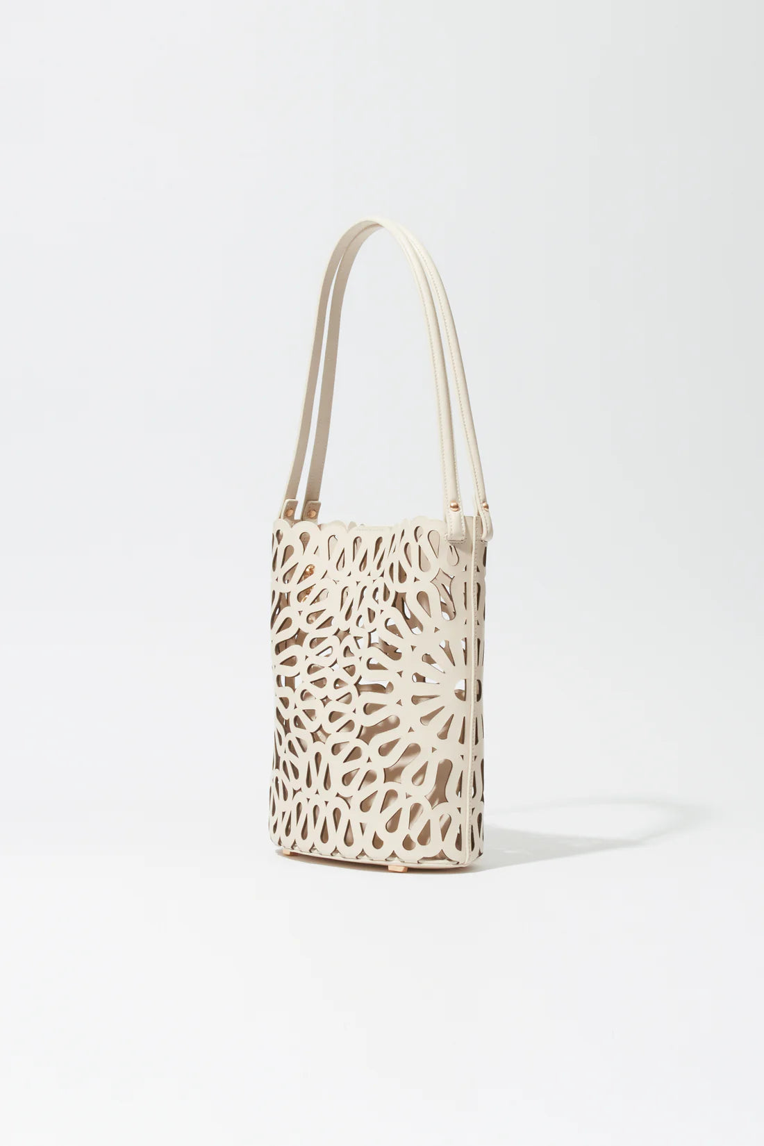 SIMKHAI Bag Mcall Bucket Bag, Cream Soho-Boutique