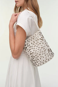 SIMKHAI Bag Mcall Bucket Bag, Cream Soho-Boutique