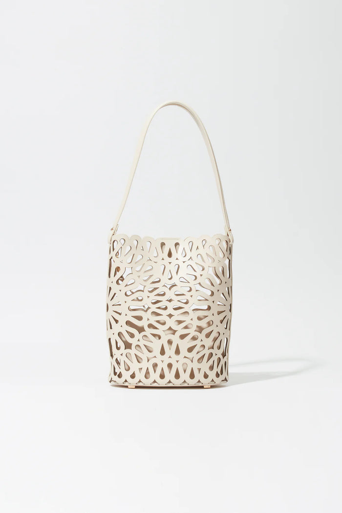 SIMKHAI Bag Mcall Bucket Bag, Cream Soho-Boutique