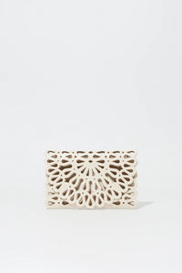 SIMKHAI Bag Mccall Clutch, Cream Soho-Boutique
