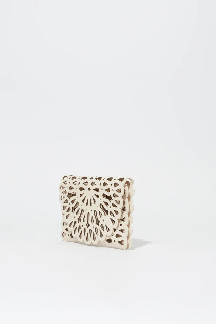 SIMKHAI Bag Mccall Clutch, Cream Soho-Boutique