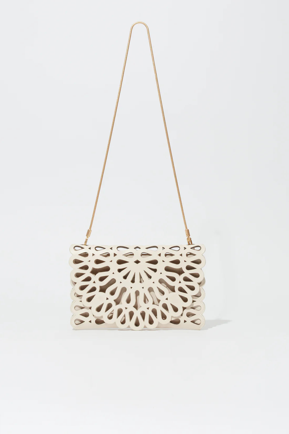 SIMKHAI Bag Mccall Clutch, Cream Soho-Boutique