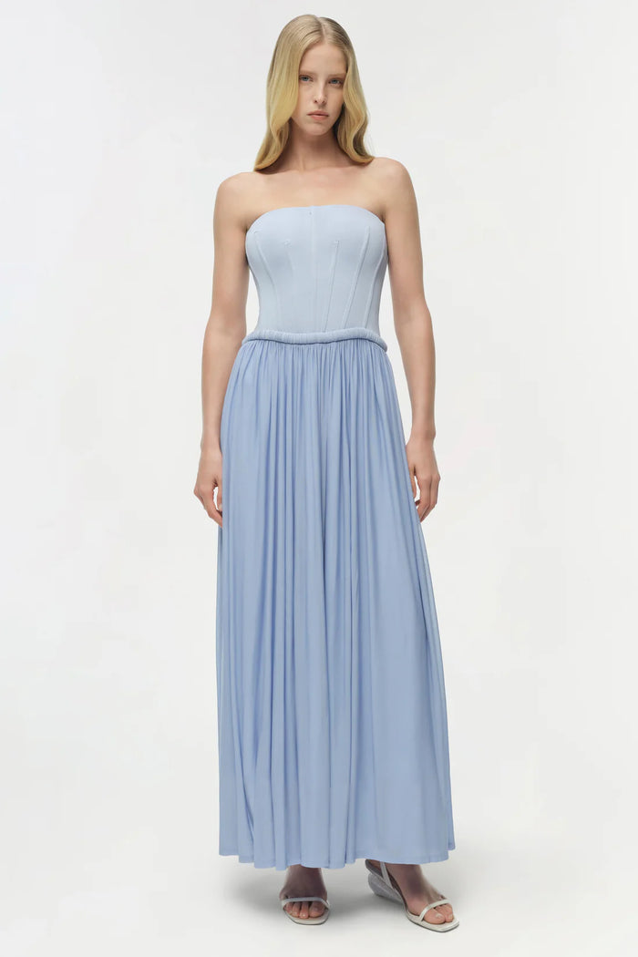 SIMKHAI Dress Adalys Bustier Dress, Tidepool Soho-Boutique