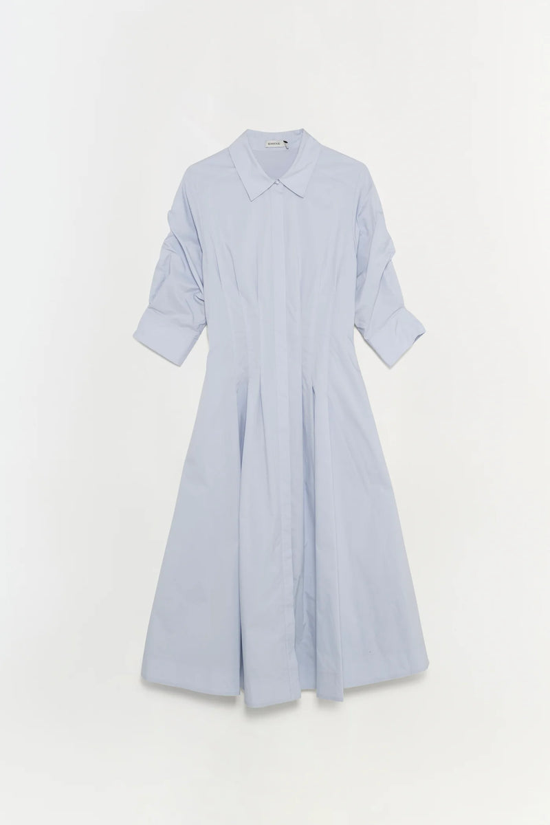 SIMKHAI Dress Jazz Midi Dress, Periwinkle Sky Soho-Boutique