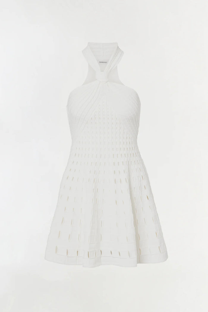 SIMKHAI Dress Jenna Dress, Ivory Soho-Boutique