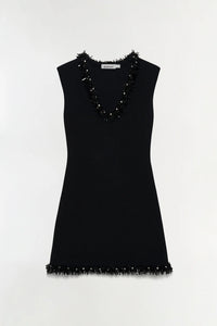SIMKHAI Dress Suki Mini Dress, Black Soho-Boutique