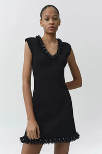 SIMKHAI Dress Suki Mini Dress, Black Soho-Boutique