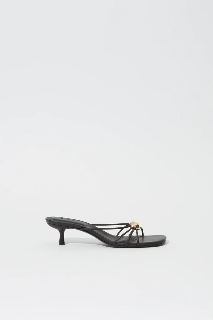 SIMKHAI Heel Amaya Kitten Heel, Black Soho-Boutique