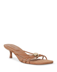 SIMKHAI Heel Amaya Suede Kitten Heel, Camel Soho-Boutique