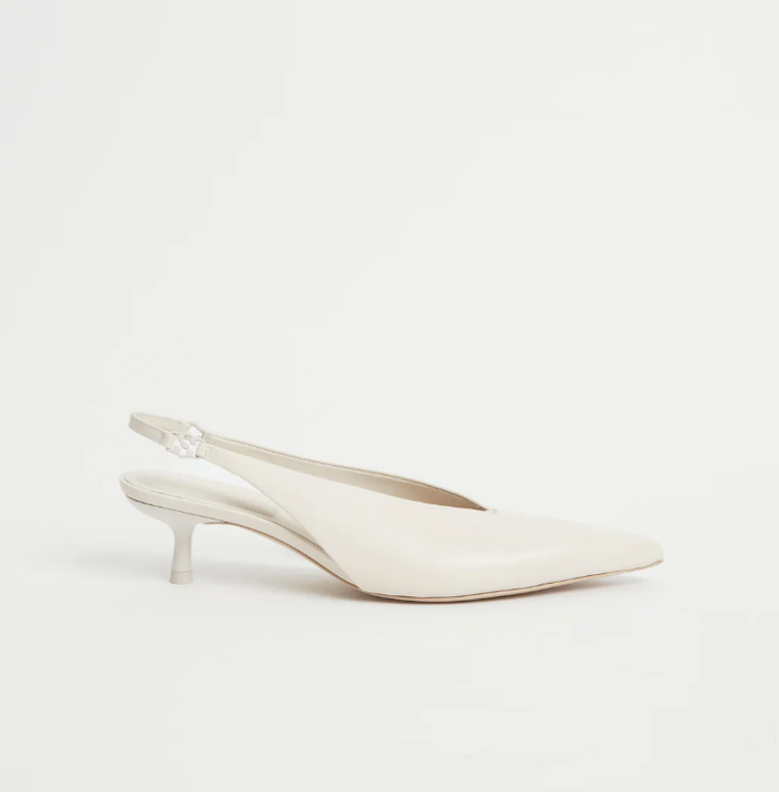 SIMKHAI Heel Sylvie Slingback, Sand Soho-Boutique