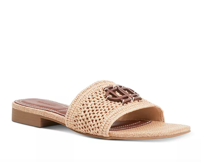 SIMKHAI Sandal Delphi Raffia Sandal, Natural Soho-Boutique