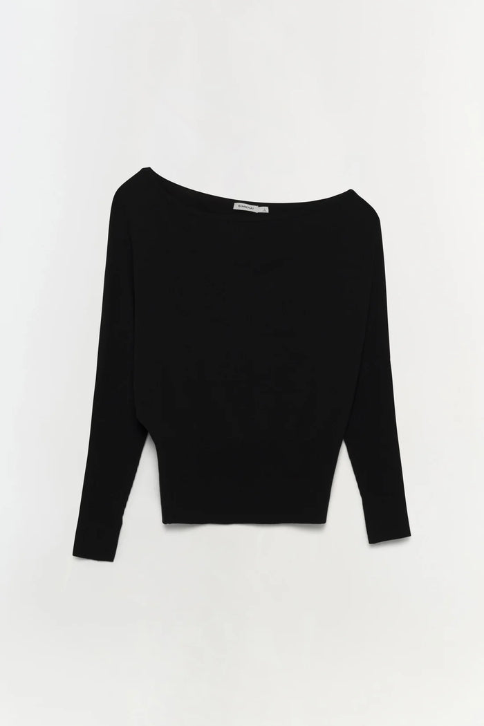 SIMKHAI Sweater Lavina Sweater, Black Soho-Boutique