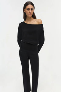 SIMKHAI Sweater Lavina Sweater, Black Soho-Boutique