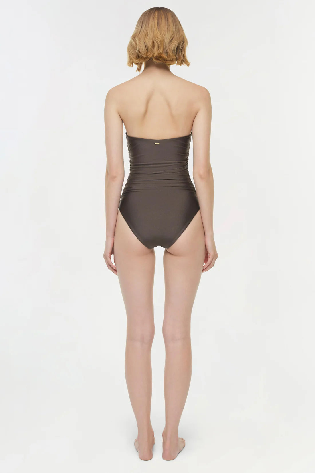 SIMKHAI Swim Lorena One Piece, Chocolate Soho-Boutique