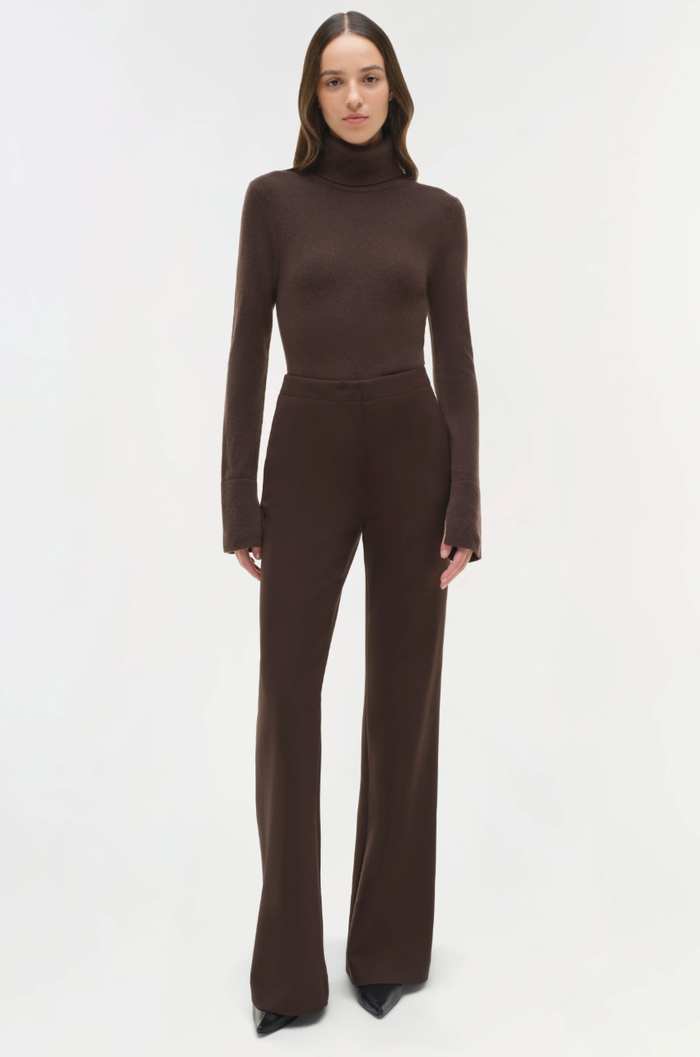 SIMKHAI Trouser Kenna Trouser, Chocolate Soho-Boutique
