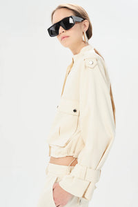 Soho Boutique Wilde Sloan Jacket, Ecru Soho-Boutique