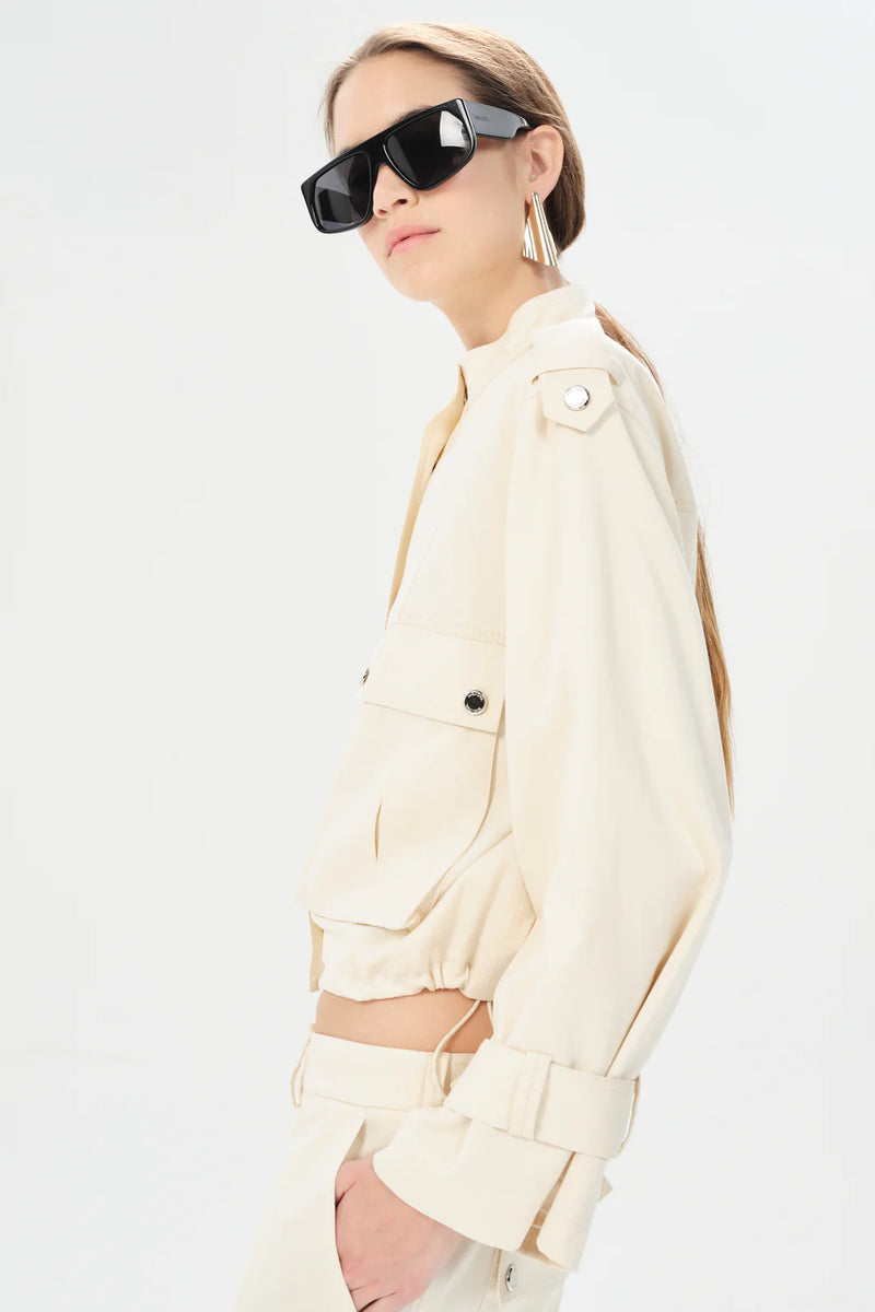 Soho Boutique Wilde Sloan Jacket, Ecru Soho-Boutique