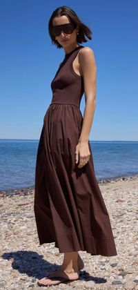 soldout.nyc Dress The RSVP Dress, Chocolate Soho-Boutique