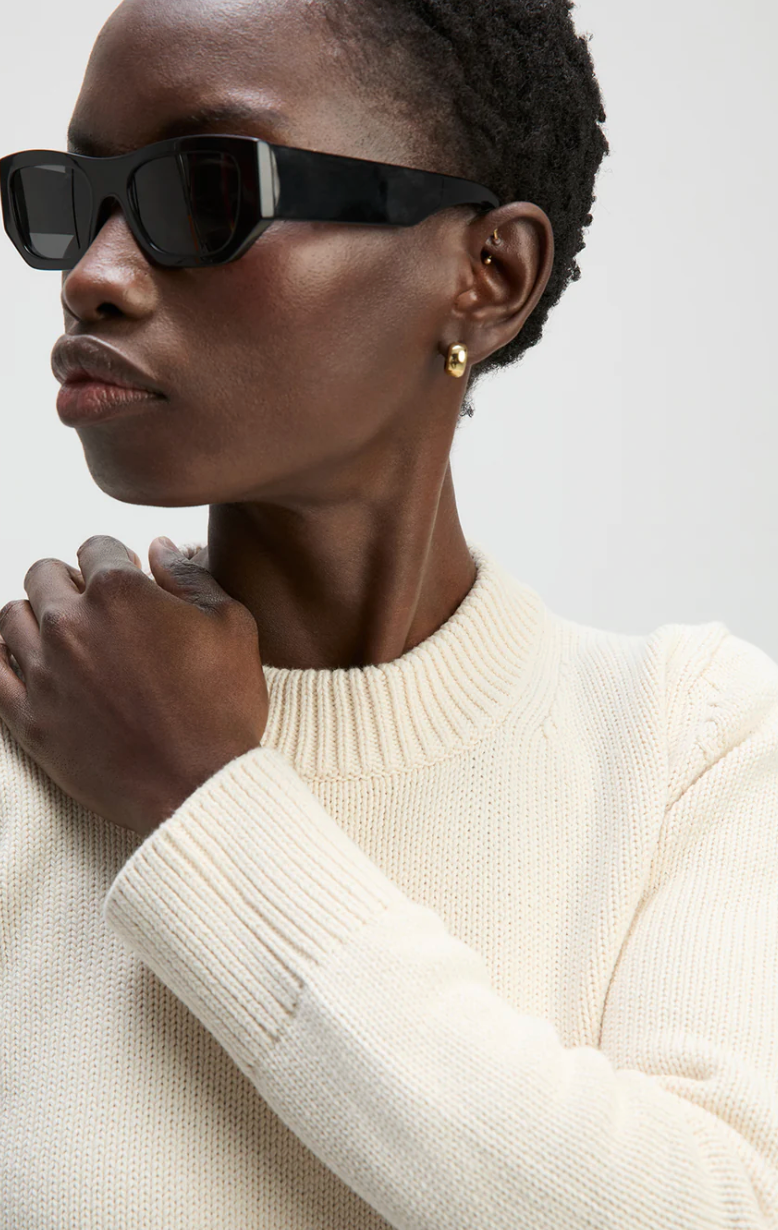 soldout.nyc Sweater The Favorite Crew, Cream Soho-Boutique