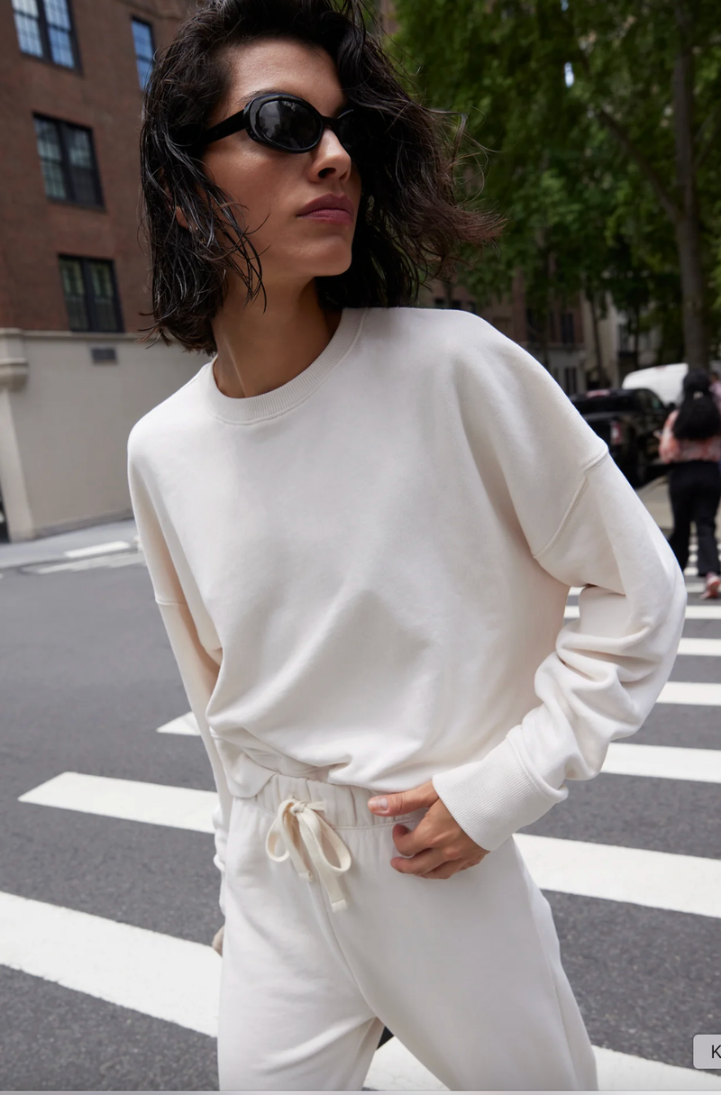 soldout.nyc Sweatshirt The Everyday Sweatshirt, Cream Soho-Boutique