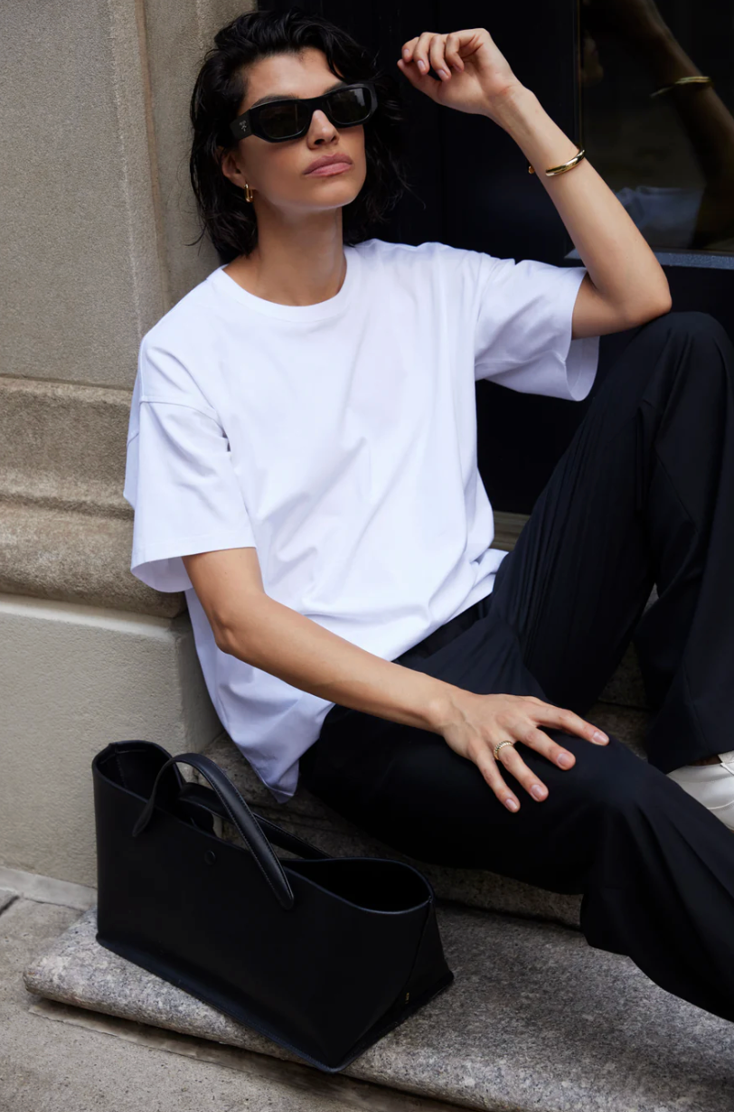 soldout.nyc T-Shirt The Oversized Tee, White Soho-Boutique