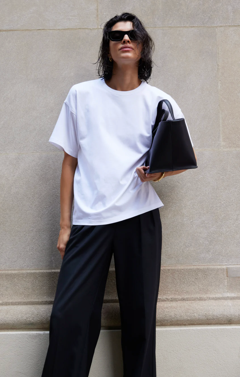 soldout.nyc T-Shirt The Oversized Tee, White Soho-Boutique
