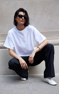 soldout.nyc T-Shirt The Oversized Tee, White Soho-Boutique