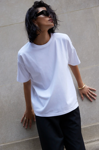 soldout.nyc T-Shirt The Oversized Tee, White Soho-Boutique