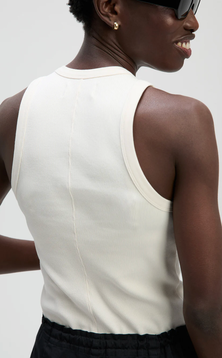 soldout.nyc Tank Not So Basic Tank, Cream Soho-Boutique