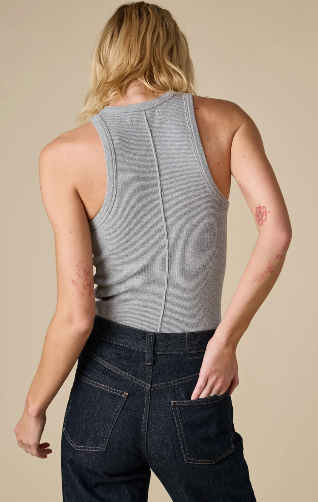 soldout.nyc Tank The Not So Basic Tank, Heather grey Soho-Boutique