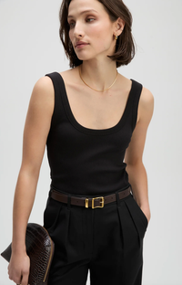 soldout.nyc Tank The Scoop it Up Tank, Black Soho-Boutique