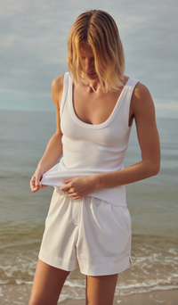 soldout.nyc Tank The Scoop it Up Tank, White Soho-Boutique