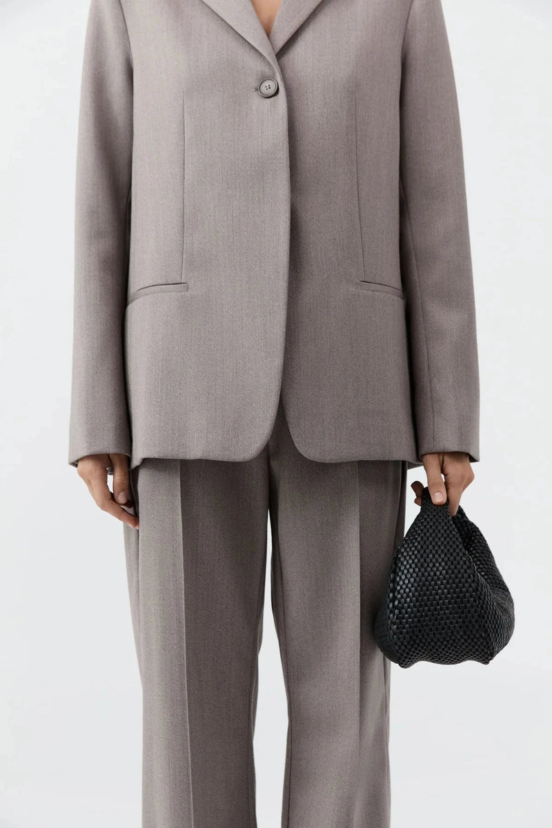 St. Agni Bag Lattice Weave Bon Bon Bag, Black Soho-Boutique