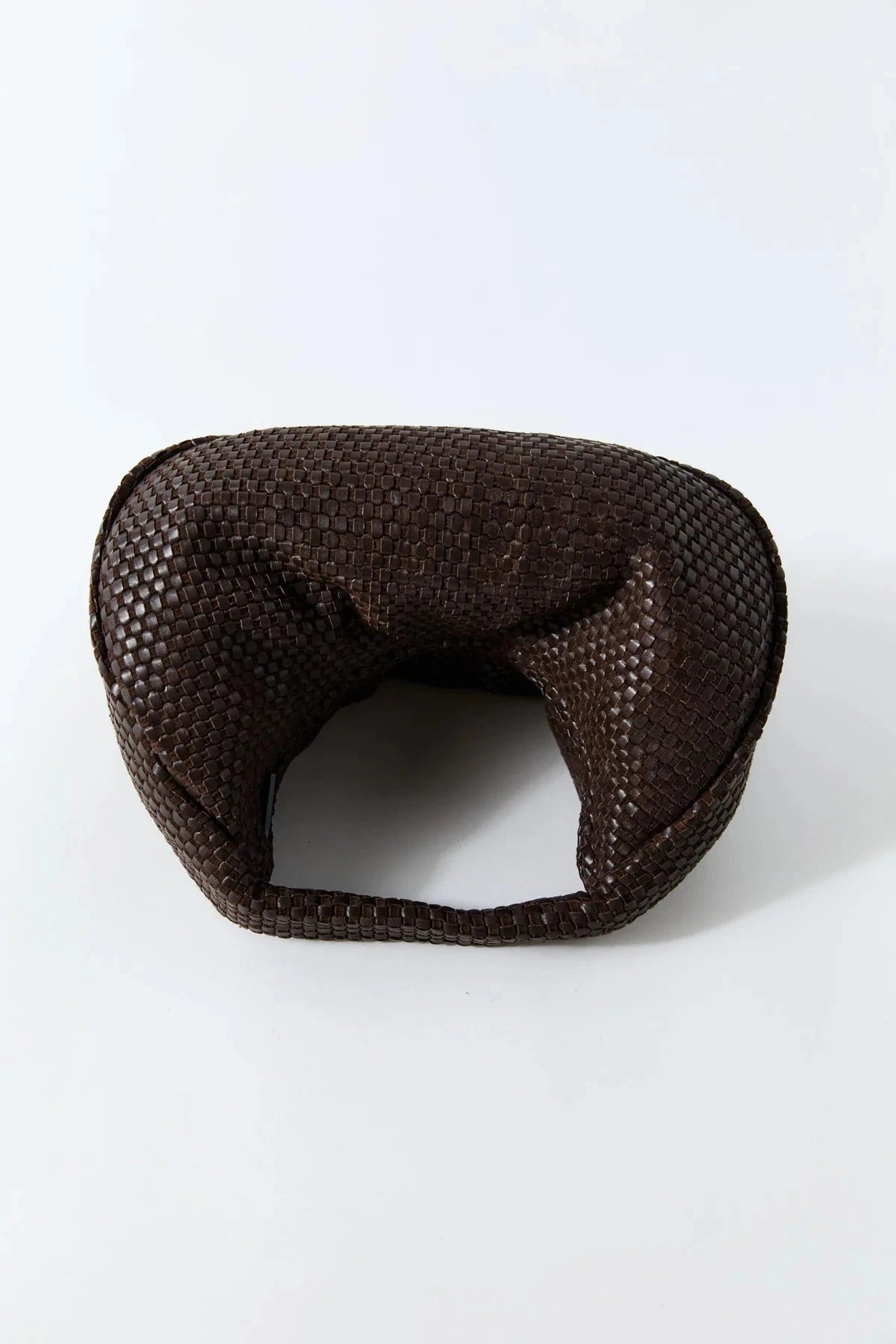 St. Agni Bag Lattice Weave Bon Bon Bag, Coffee Soho-Boutique