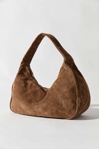 St. Agni Bag Suede Large Bon Bon Bag, Toffee Soho-Boutique